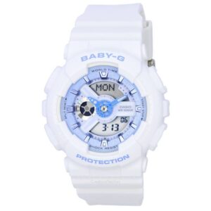 Relógio feminino Casio Baby-G analógico digital de quartzo BA-110XBE-7A BA110XBE-7 100M