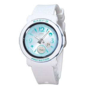 Casio Baby-G Analógico Digital Undersea World Resin Strap Blue Dial Quartz BGA-290US-2A 100M Relógio Feminino