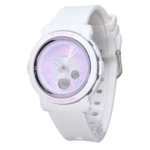 Montre pour femme Casio Baby-G analogique numérique monde sous-marin bracelet en résine cadran violet Quartz BGA-290US-6A 100M