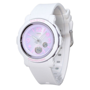Casio Baby-G Analógico Digital Undersea World Resin Strap Roxo Dial Quartz BGA-290US-6A 100M Relógio Feminino