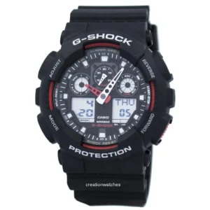 Casio G-Shock Indicador de velocidade Alarme GA-100-1A4 Relógio masculino