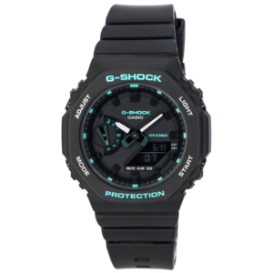 Casio G-Shock analógico digital mostrador preto quartzo GMA-S2100GA-1A GMAS2100GA-1 200M relógio feminino