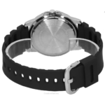 Relógio masculino Casio padrão analógico com pulseira de resina, mostrador preto, quartzo MTP-VD300-1B MTPVD300-1B - Image 3