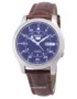 Montre automatique Seiko 5 Military SNK807K2-var-SS2 pour homme, bracelet cuir marron | watches-online.com