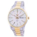 Seiko 5 Automatic White Dial SNKP14 SNKP14K1 SNKP14K Men's Watch - Imagem 2