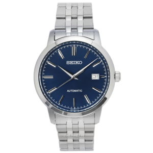 Relógio masculino Seiko Descubra mais aço inoxidável com mostrador azul automático SRPH87 SRPH87K1 SRPH87K 100M
